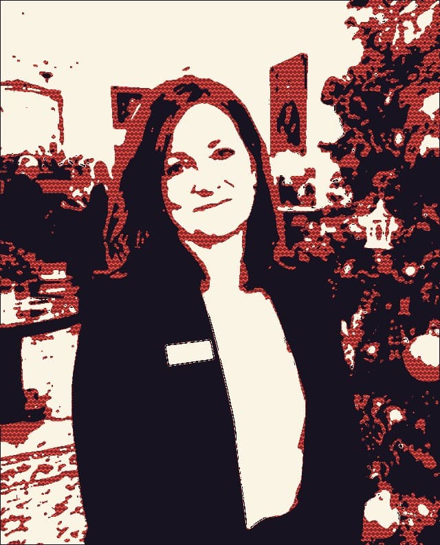 Pop-art portrait of Niamh Kearney