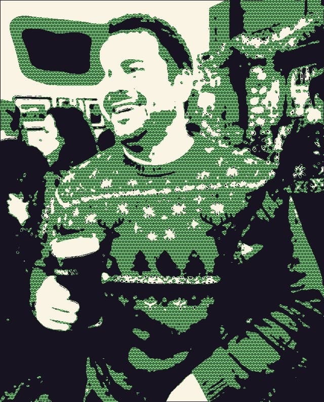 Pop-art portrait of Shane Doyle
